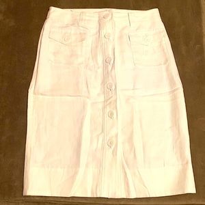 Banana Republic size6 skirt white